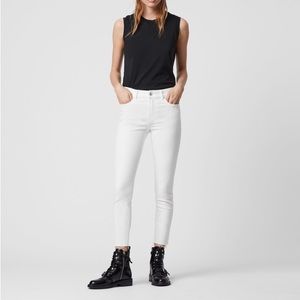 All saints Miller Ankle Mid-Rise Superstretch Skinny Jeans